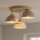 Brilagi - Surface-mounted chandelier MOON 3xE27/60W/230V beige/gold