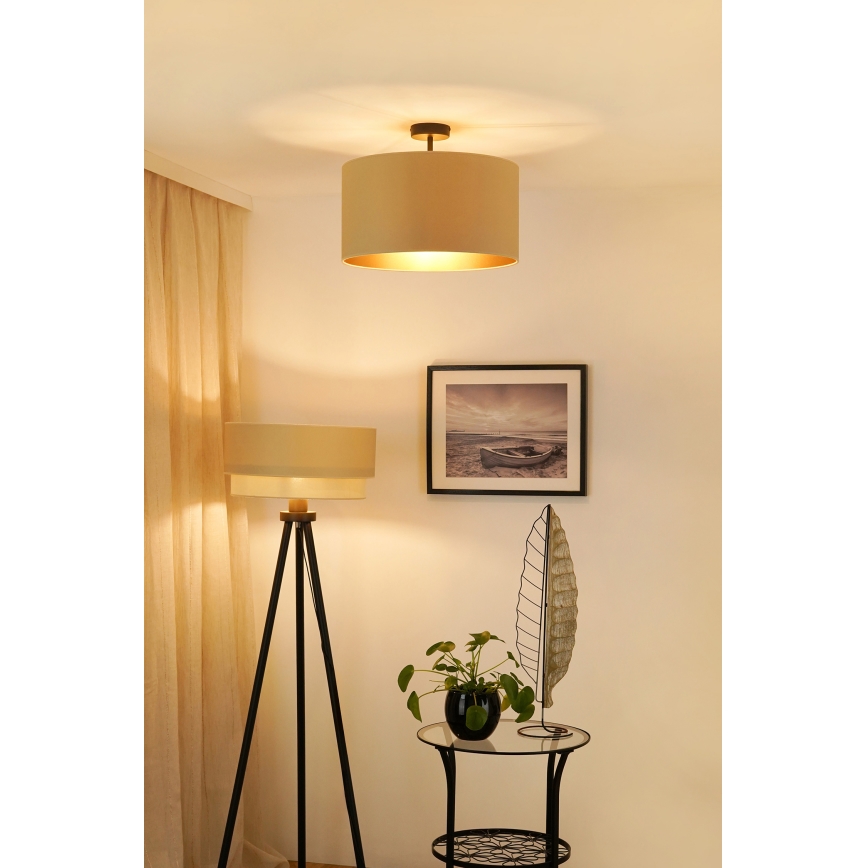 Brilagi - Surface-mounted chandelier OREGON ROLLER VEGE 1xE27/15W/230V d. 45 cm beige