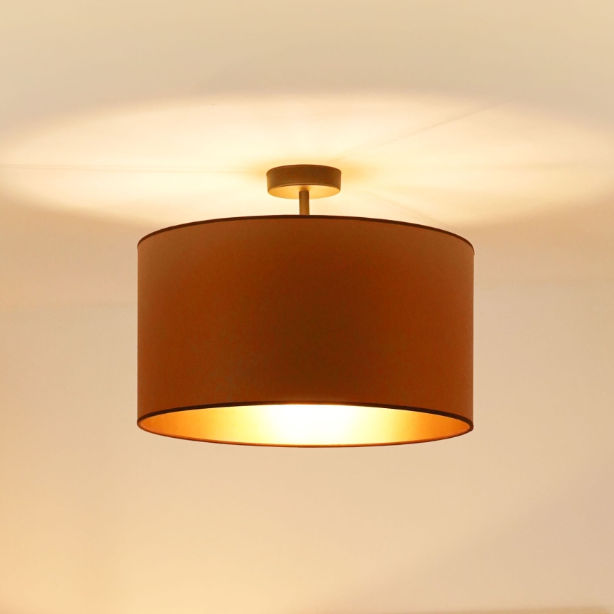 Brilagi - Surface-mounted chandelier OREGON ROLLER VEGE 1xE27/15W/230V d. 45 cm brown