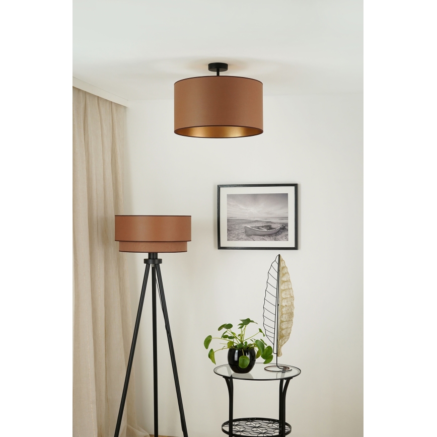 Brilagi - Surface-mounted chandelier OREGON ROLLER VEGE 1xE27/15W/230V d. 45 cm brown