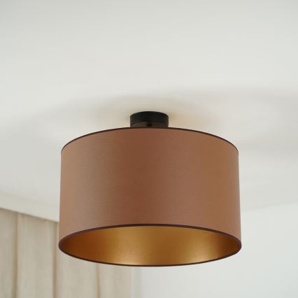 Brilagi - Surface-mounted chandelier OREGON ROLLER VEGE 1xE27/15W/230V d. 45 cm brown