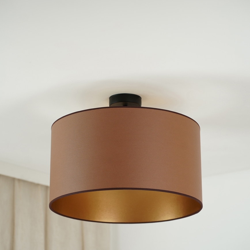 Brilagi - Surface-mounted chandelier OREGON ROLLER VEGE 1xE27/15W/230V d. 45 cm brown