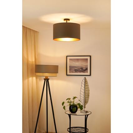 Brilagi - Surface-mounted chandelier OREGON ROLLER VEGE 1xE27/15W/230V d. 45 cm grey