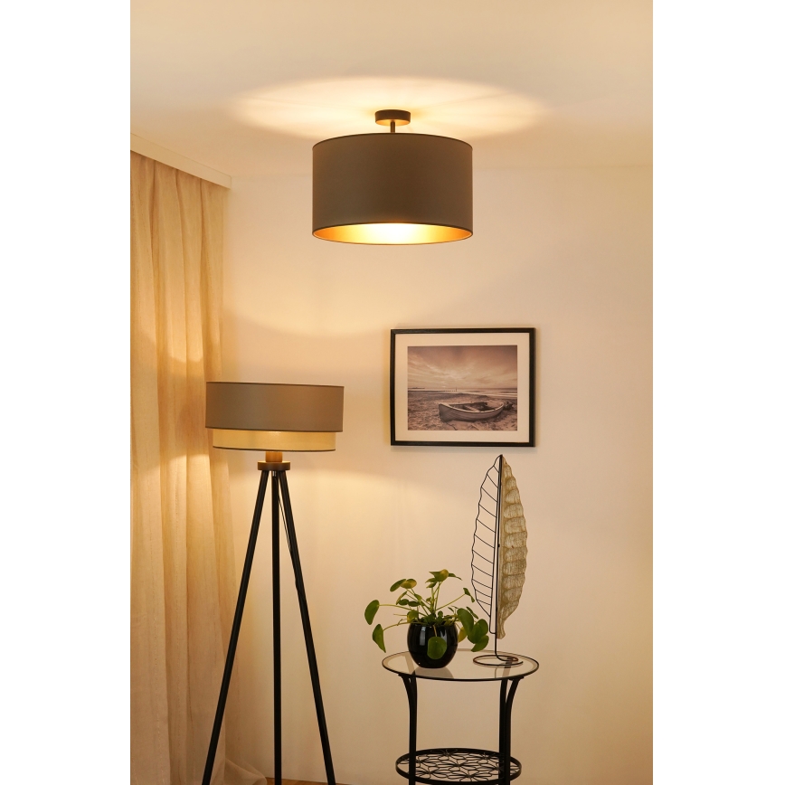 Brilagi - Surface-mounted chandelier OREGON ROLLER VEGE 1xE27/15W/230V d. 45 cm grey