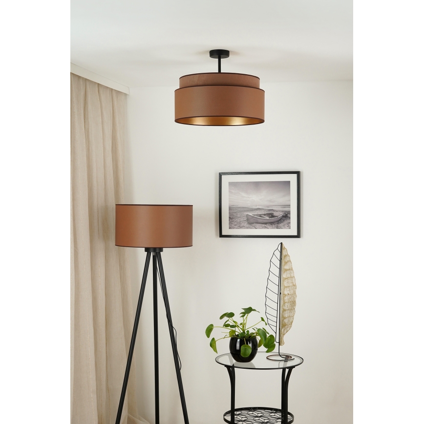 Brilagi - Surface-mounted chandelier OREGON VEGE 1xE27/15W/230V d. 45 cm brown