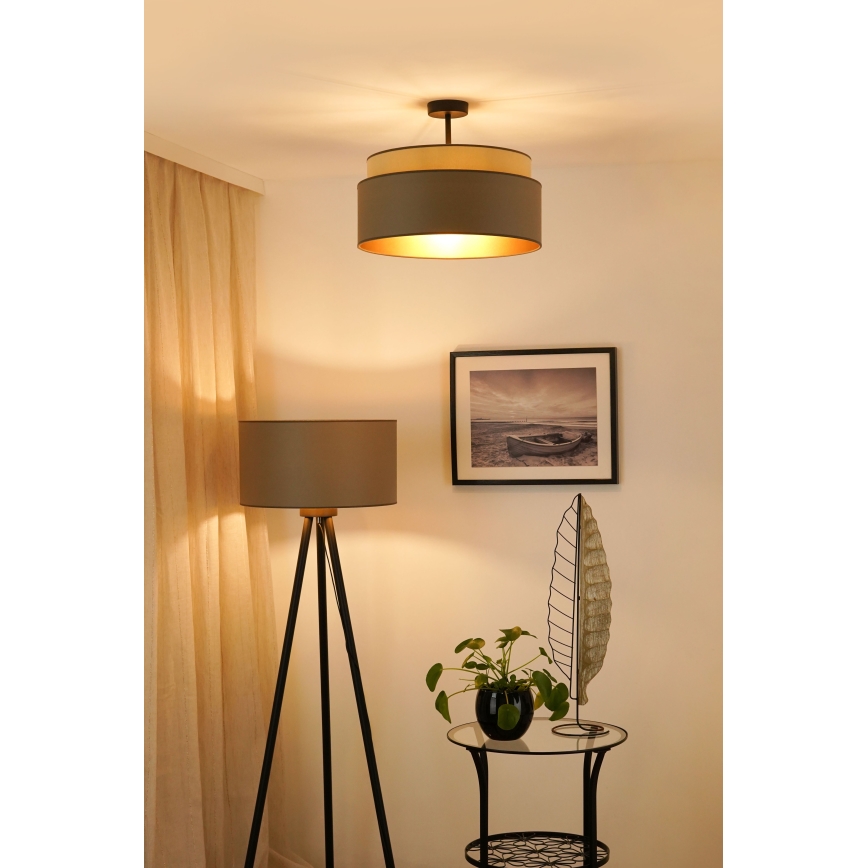 Brilagi - Surface-mounted chandelier OREGON VEGE 1xE27/15W/230V d. 45 cm grey