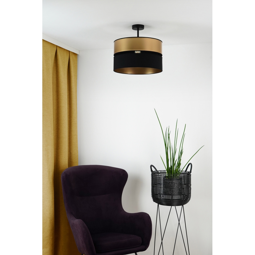 Brilagi - Surface-mounted chandelier ROYAL 1xE27/15W/230V d. 40 cm black/gold