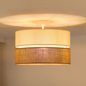 Brilagi - Surface-mounted chandelier ROYAL YUTE 1xE27/15W/230V d. 40 cm beige/creamy