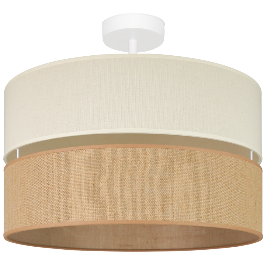 Brilagi - Surface-mounted chandelier ROYAL YUTE 1xE27/15W/230V d. 40 cm beige/creamy