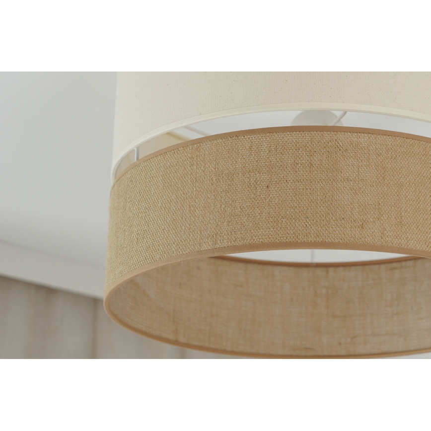 Brilagi - Surface-mounted chandelier ROYAL YUTE 1xE27/15W/230V d. 40 cm beige/creamy