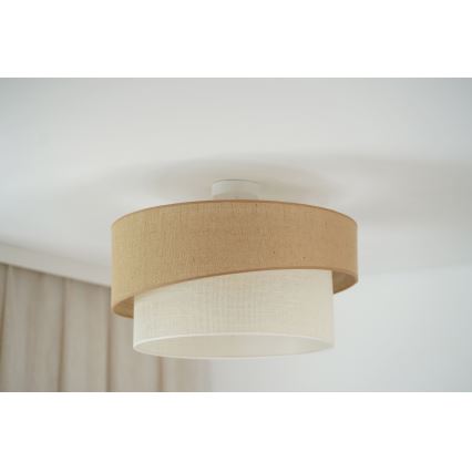 Brilagi - Surface-mounted chandelier SHINE 1xE27/15W/230V d. 50 cm beige/creamy