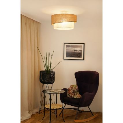 Brilagi - Surface-mounted chandelier SHINE 1xE27/15W/230V d. 50 cm beige/creamy