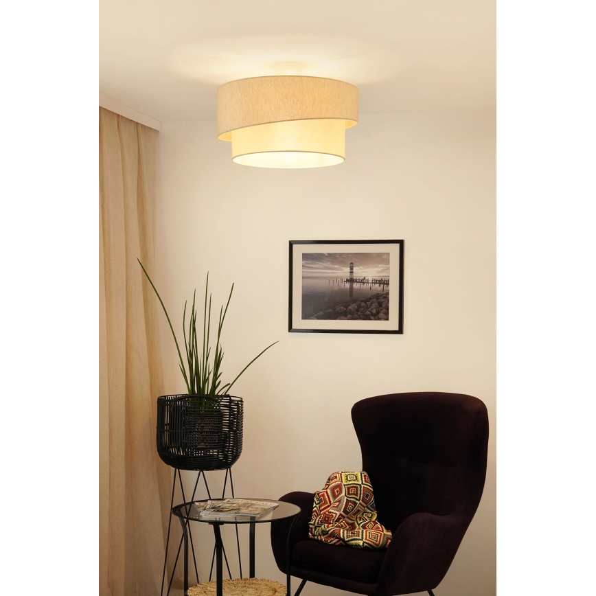 Brilagi - Surface-mounted chandelier SHINE 1xE27/15W/230V d. 50 cm creamy
