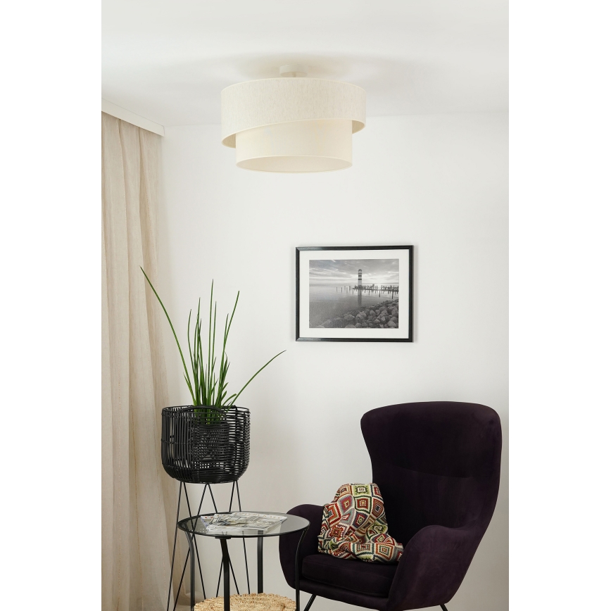 Brilagi - Surface-mounted chandelier SHINE 1xE27/15W/230V d. 50 cm creamy