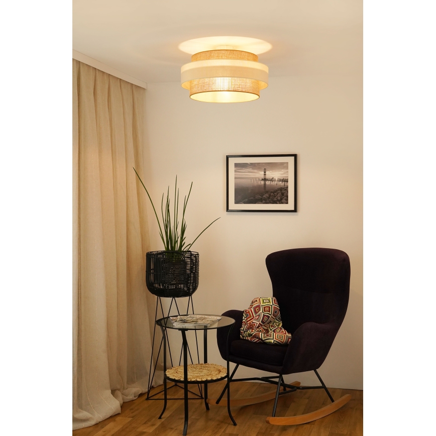 Brilagi - Surface-mounted chandelier SPACE LIGHT 1xE27/15W/230V d. 50 cm beige/creamy
