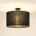 Brilagi - Surface-mounted chandelier TUBES ROLLER 1xE27/15W/230V d. 50 cm black