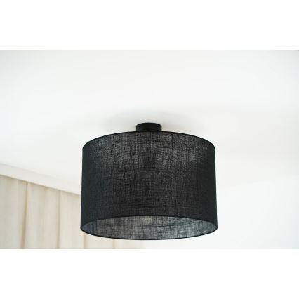 Brilagi - Surface-mounted chandelier TUBES ROLLER 1xE27/15W/230V d. 50 cm black