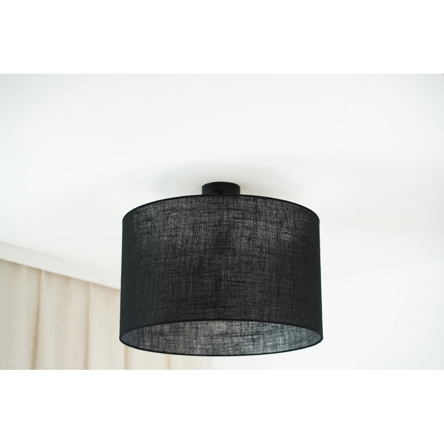 Brilagi - Surface-mounted chandelier TUBES ROLLER 1xE27/15W/230V d. 50 cm black