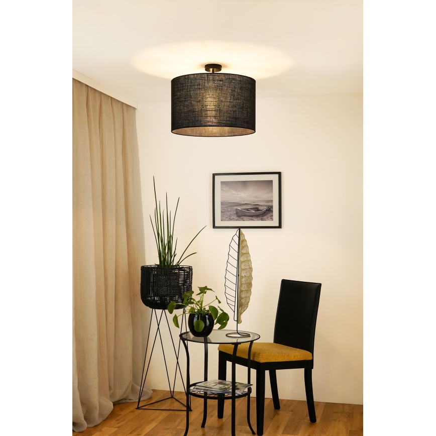 Brilagi - Surface-mounted chandelier TUBES ROLLER 1xE27/15W/230V d. 50 cm black