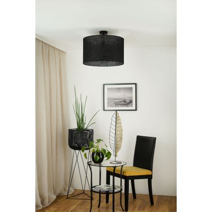 Brilagi - Surface-mounted chandelier TUBES ROLLER 1xE27/15W/230V d. 50 cm black