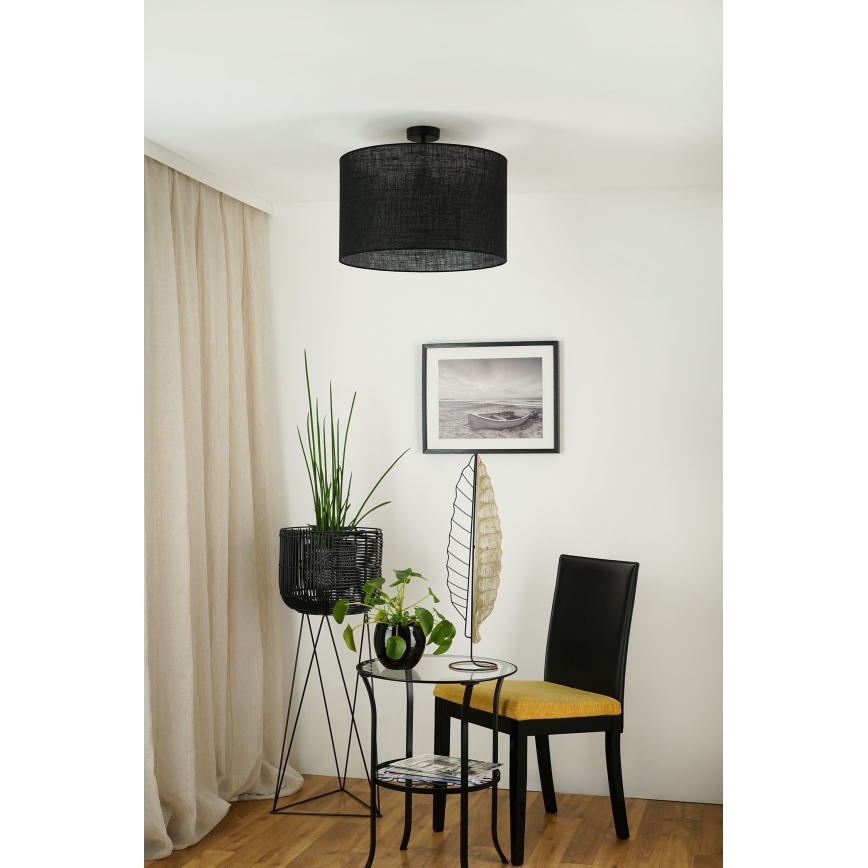 Brilagi - Surface-mounted chandelier TUBES ROLLER 1xE27/15W/230V d. 50 cm black