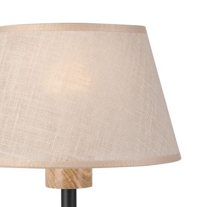 Brilagi - Table lamp ANTHONY 1xE27/60W/230V oak/beige