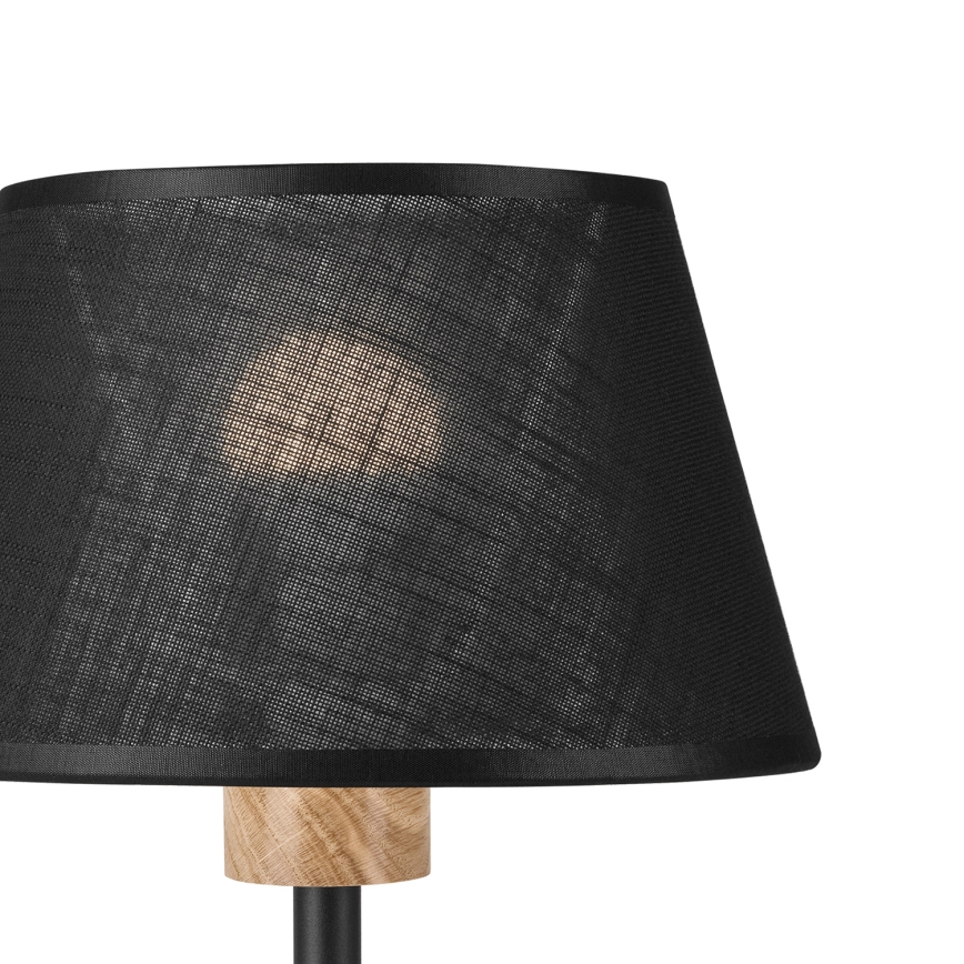 Brilagi - Table lamp ANTHONY 1xE27/60W/230V oak/black
