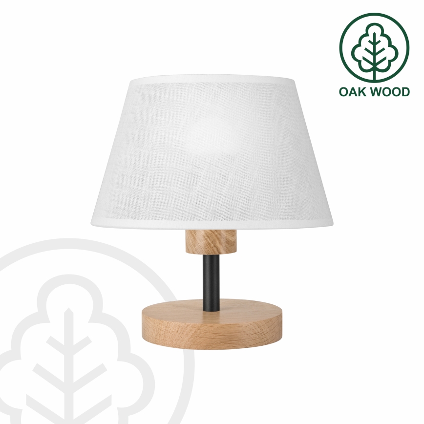 Brilagi - Table lamp ANTHONY 1xE27/60W/230V oak/white