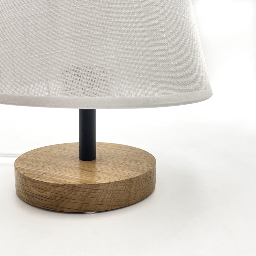 Brilagi - Table lamp ANTHONY 1xE27/60W/230V oak/white