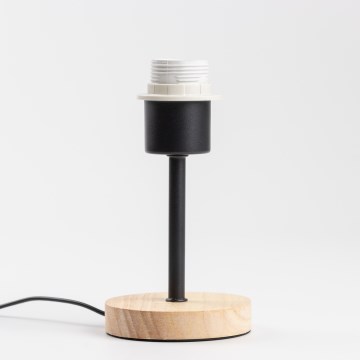 Brilagi - Table lamp NUBILA WOOD 1xE27/25W/230V oak/black