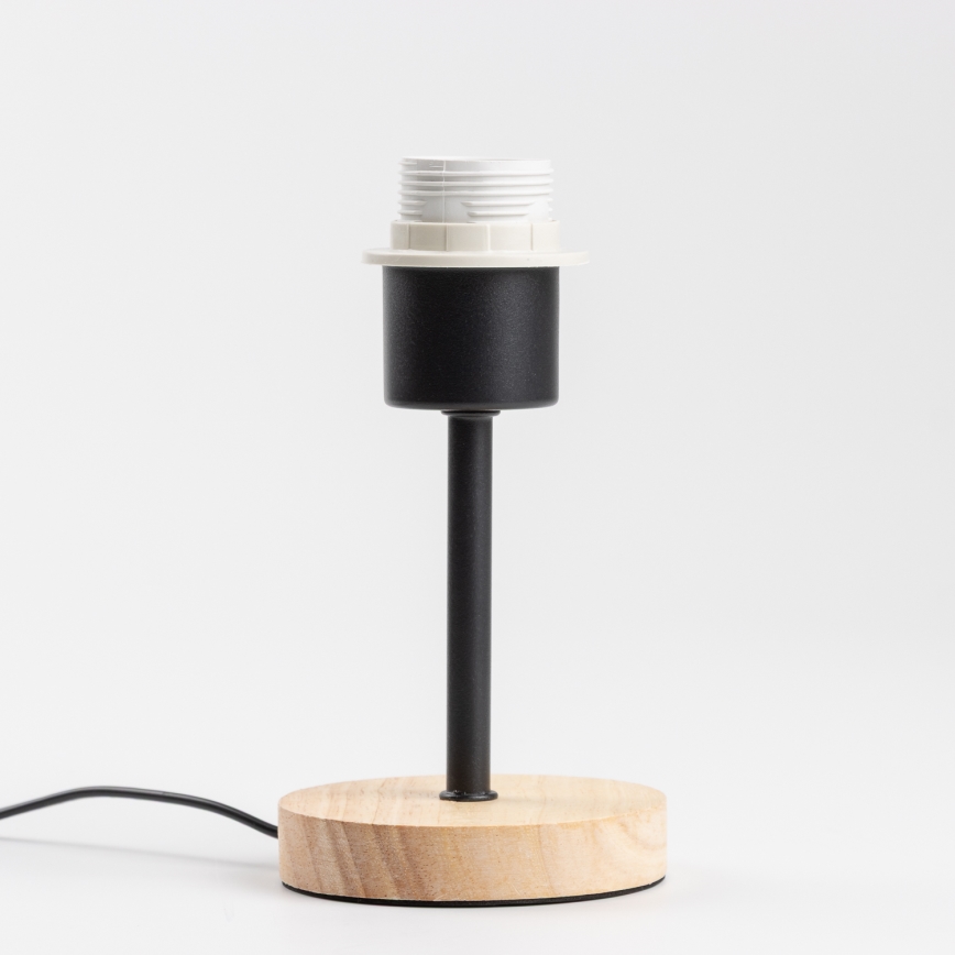 Brilagi - Table lamp NUBILA WOOD 1xE27/25W/230V oak/black