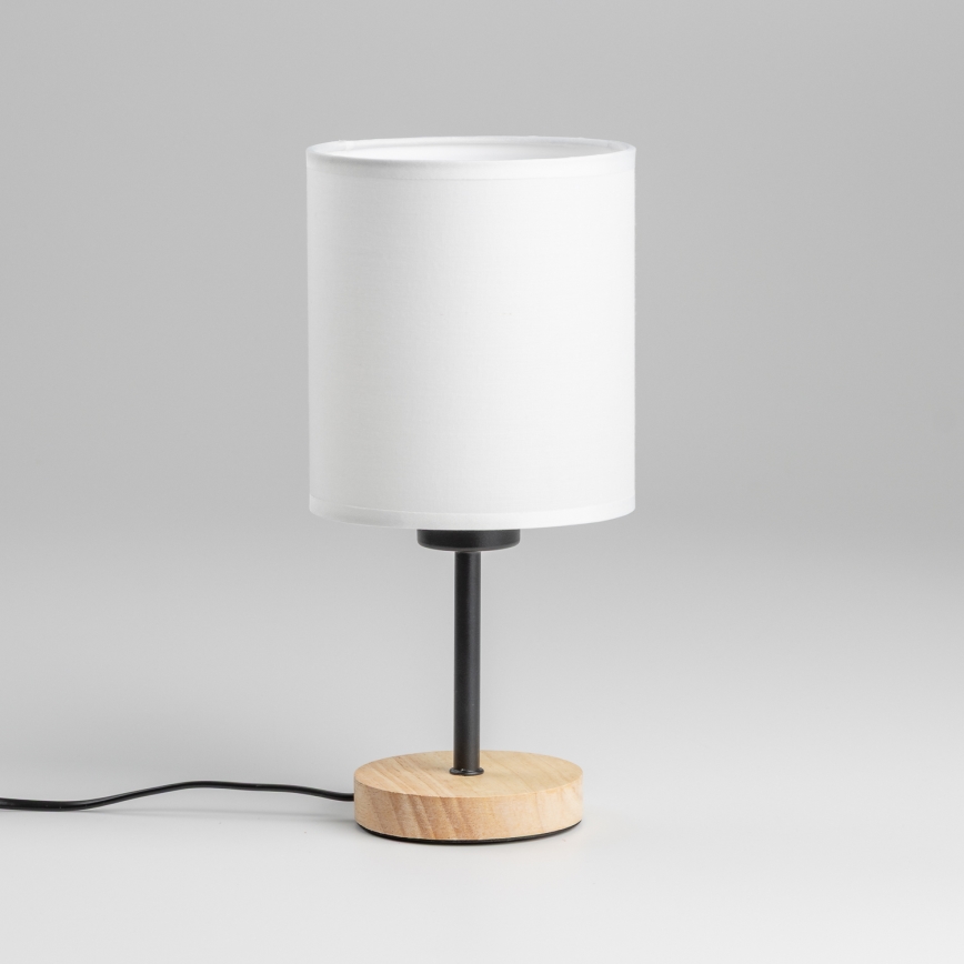 Brilagi - Table lamp NUBILA WOOD 1xE27/25W/230V oak/black