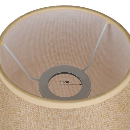 Brilagi - TABLON E27 Table Lamp Shade, 14 cm diameter, Beige