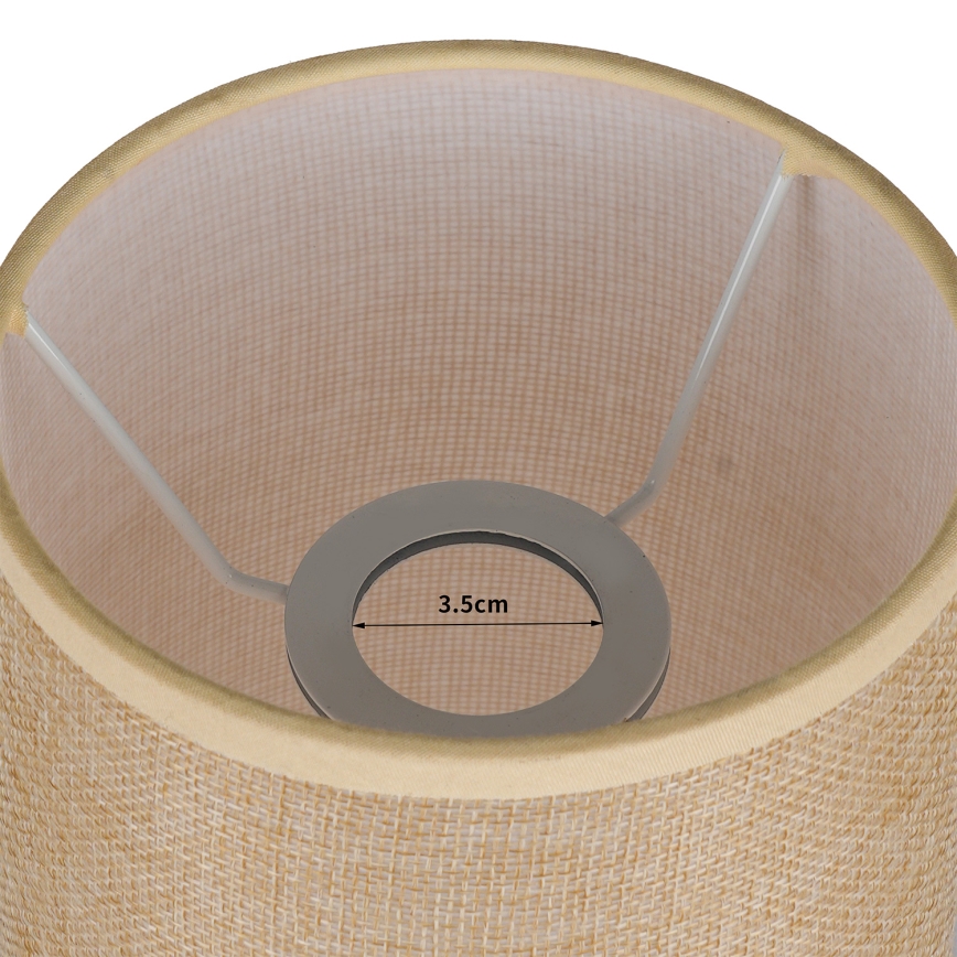 Brilagi - TABLON E27 Table Lamp Shade, 14 cm diameter, Beige
