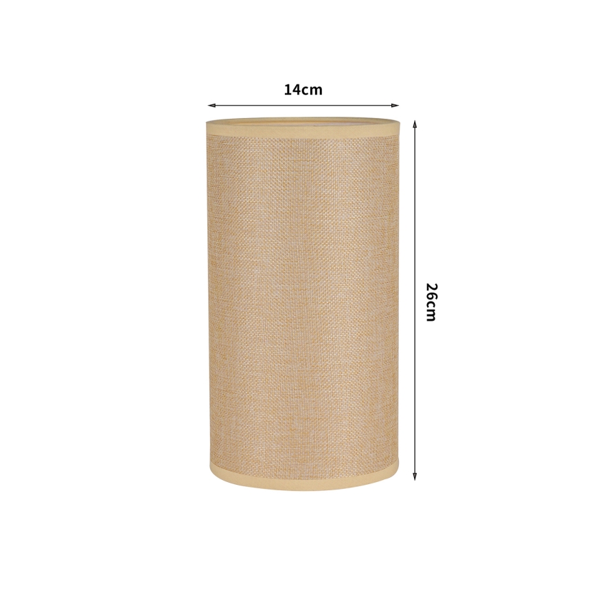 Brilagi - TABLON E27 Table Lamp Shade, 14 cm diameter, Beige