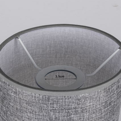 Brilagi - TABLON E27 Table Lamp Shade, Ø 14 cm, grey
