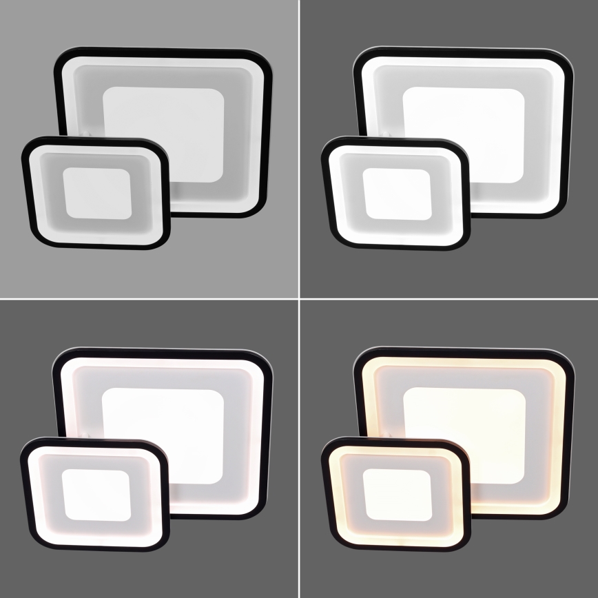 Brilagi - LED Dimmable ceiling light TANDORA LED/49W/230V 50x50 cm 3000-6000K + remote control