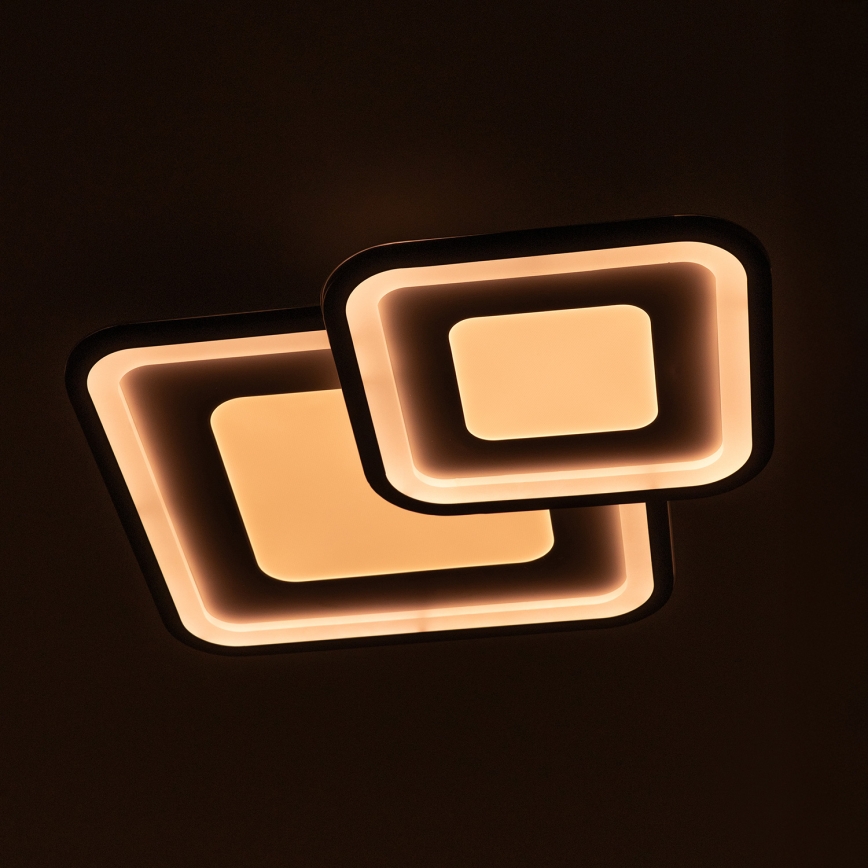 Brilagi - LED Dimmable ceiling light TANDORA LED/49W/230V 50x50 cm 3000-6000K + remote control