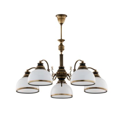 BRILAGI - TAURUS Rod Chandelier 5xE27/15W/230V Ø 70 cm Bronze