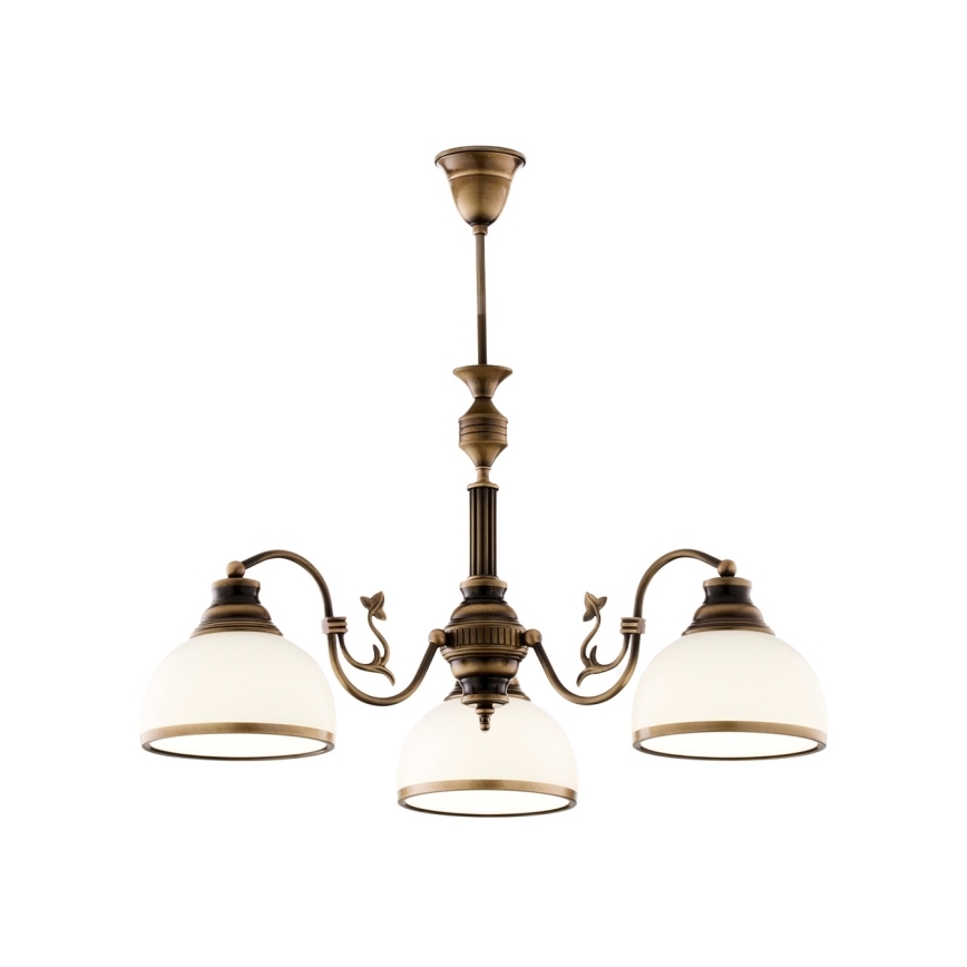 BRILAGI - TAURUS Rod Pendant Light 3xE27/15W/230V Ø 70 cm Bronze