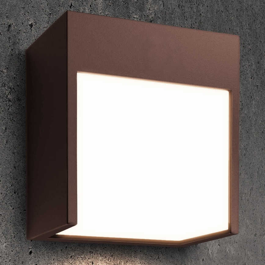 Brilagi - TERNI LED Outdoor Wall Light/12W/230V Brown IP44