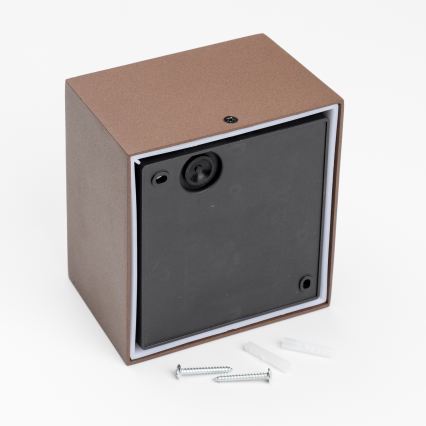 BRILAGI - TERNI LED Outdoor Wall Light/12W/230V Brown IP44