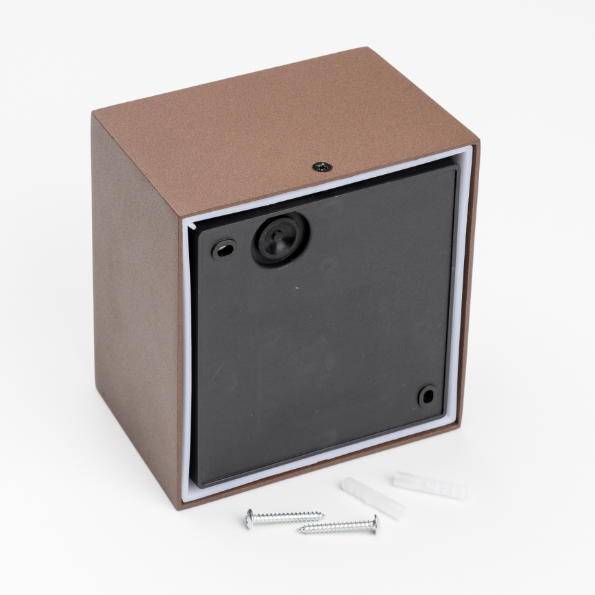 BRILAGI - TERNI LED Outdoor Wall Light/12W/230V Brown IP44
