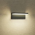 Brilagi - TESSI LED Outdoor Wall Light 10W/230V Black IP54