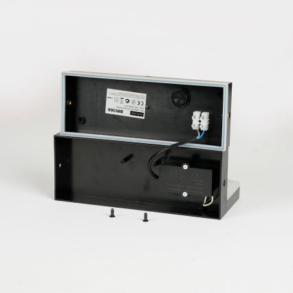 Brilagi - TESSI LED Outdoor Wall Light 10W/230V Black IP54