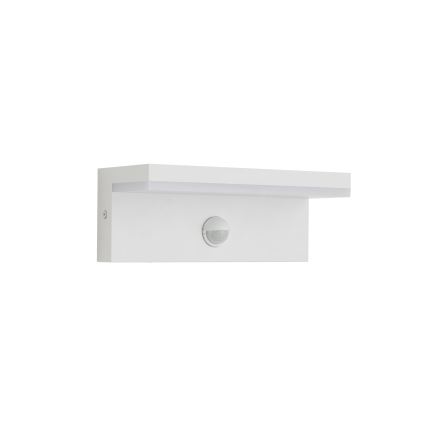 Brilagi - TESSI LED Outdoor Wall Light with Sensor, 10W/230V, White, IP54