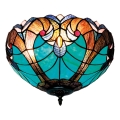 BRILAGI - Tiffany stained-glass ceiling light CORAL 2xE27/60W/230V Ø 40 cm