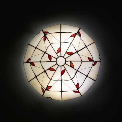 Brilagi - Tiffany stained-glass ceiling light FOLIA 2xE27/60W/230V Ø 40 cm
