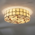 BRILAGI - Tiffany stained-glass ceiling light FOLIA 2xE27/60W/230V Ø 40 cm
