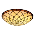 Brilagi - Tiffany stained-glass ceiling light IVORY 2xE27/60W/230V Ø 40 cm